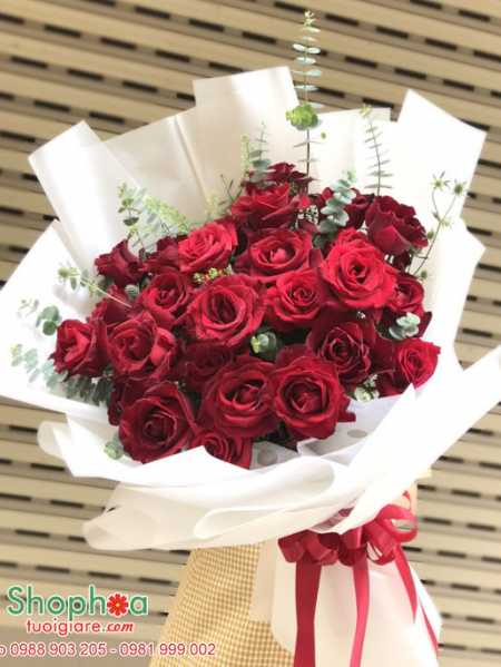 Bó hoa hồng đỏ tặng sinh nhật VỢ  Hoa sinh nhật tặng NGƯỜI YÊU đẹp